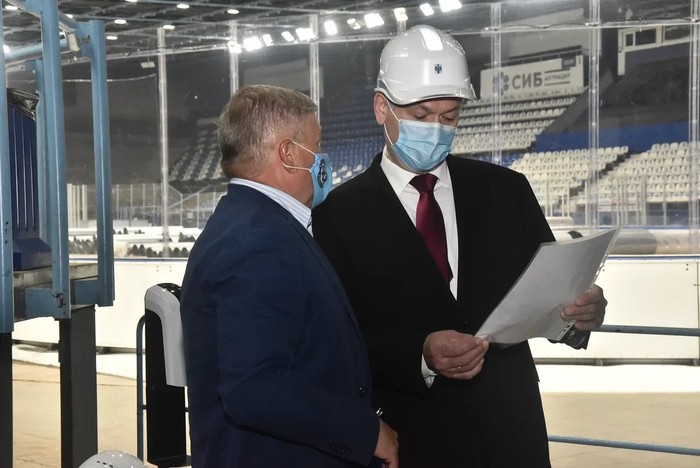 «Сибантрацит» готовит ЛДС «Сибирь» к Молодежному чемпионату по хоккею в 2023 году